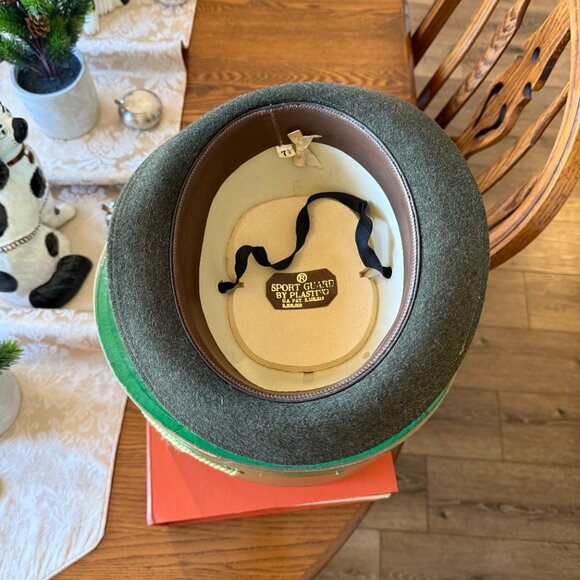 Vintage 1950's Plastino Equestrian riding hat with hat box - Picture 6 of 14